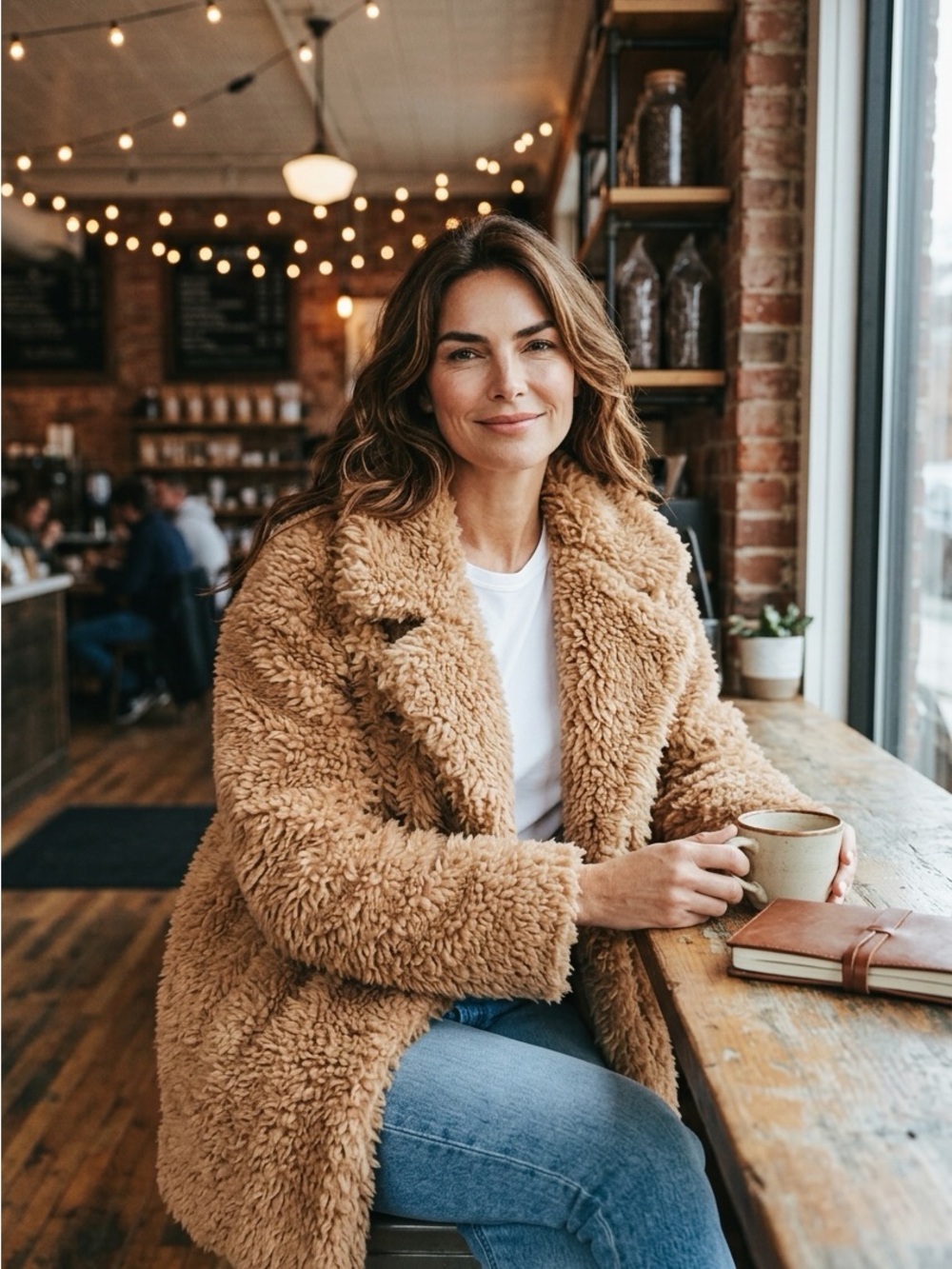 BB Dakota by Steve Madden Plush Teddy Jacket in Camel